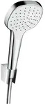 hansgrohe Croma Select E 1jet Porter Set 125 cm 26424400, Badarmaturen, wei&szlig;/chrom