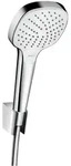 hansgrohe Croma Select E Vario Porter Set 125 cm, Badarmaturen, 26425400, wei&szlig;/chrom