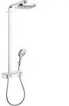 hansgrohe Raindance Select E 300 2jet Showerpipe EcoSmart, Badarmaturen, 27283000,