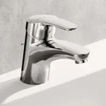 Hansa HANSAMIX Waschtisch-Einhand-Einlochbatte, Badarmaturen, chrom