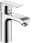 hansgrohe Metris Einhebel-Waschtischmischer 110 mit Kaltwasser in Mittelposition,