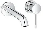 GROHE Essence Neu 2-Loch Waschtischbatterie mit kurzem Auslauf 19408001,