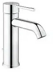 GROHE Essence New Einhand-Waschtischbatterie S-Size mit Ablaufgarnitur, Badarmaturen,