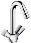hansgrohe Logis 2-Griff-Waschtischmischer 150 ohne Ablaufgarnitur, Badarmaturen,
