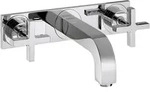AXOR Citterio 3-Loch Waschtisch-Wandarmatur mit Kreuzgriffen UP, Badarmaturen,