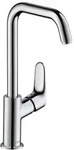 hansgrohe Focus Einhebel-Waschtischmischer 240 mit Ablaufgarnitur, Badarmaturen,
