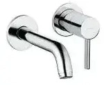 Kludi BOZZ Unterputz Waschtisch Zweiloch-Wand-Einhandmischer, Ausladung 18 cm,