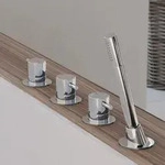 Steinberg Serie 100 4-Loch Wannenrandarmatur 100.2480, Badarmaturen, chrom