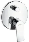 hansgrohe Metris Einhebel Wannenmischer Unterputz, Badarmaturen, 31493000, chrom