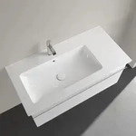Villeroy & Boch Venticello Schrankwaschtisch 100 x 50 cm, mit 1 Hahnloch, mit
