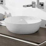 Villeroy & Boch Artis Aufsatzwaschtisch, rund 41794301, Badkeramik, wei&szlig; alpin