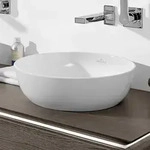 Villeroy & Boch Artis Aufsatzwaschtisch, rund 41794301, Badkeramik, wei&szlig; mit