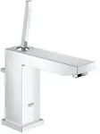 GROHE Eurocube Joy Einhand-Waschtischbatterie DIN 15 mit Ablaufgarnitur,