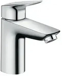 hansgrohe Logis Einhebel-Waschtischmischer 100 mit QuickClean 71171000, Badarmaturen,