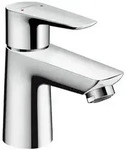 hansgrohe Talis E Einhebel-Waschtischmischer 80 mit Zugstangen-Ablaufgarnitur,
