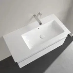 Villeroy & Boch Venticello Schrankwaschtisch 100 x 50 cm, ohne Hahnloch, mit