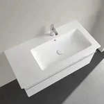 Villeroy & Boch Venticello Schrankwaschtisch 100 x 50 cm, mit 1 Hahnloch, mit