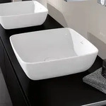 Villeroy & Boch Artis Aufsatzwaschtisch, quadratisch, Badkeramik, 417841R1, wei&szlig; mit