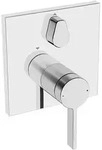 Hansa HANSALOFT Einhand-Wannen-Funktionseinheit, Rosette eckig, Badarmaturen, chrom