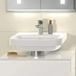 Villeroy & Boch Architectura Handwaschbecken 45 x 38 cm, Badkeramik, 43734501, wei&szlig;