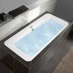 Villeroy & Boch Squaro Edge 12 Duo Badewanne 180 x 80 cm, Hydropool Comfort,...