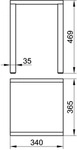 Keuco Plan Hocker, Accessoires, 14982010037, chrom/schwarzgrau RAL 7021