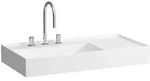 LAUFEN Kartell Waschtisch 90 x 46 cm, mit Ablage rechts, mit 1 Hahnloch,...