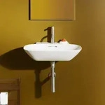LAUFEN INO Waschtisch unterbauf&auml;hig 56 x 45 cm, Badkeramik, H8103024001041, wei&szlig;