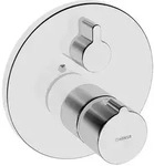 Hansa HANSAMIX Thermostat-Wannen-Funktionseinheit, Rosette rund, Badarmaturen, chrom