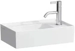 LAUFEN Kartell Handwaschbecken 46 x 28 cm mit 1 Hahnloch, Armaturenbank rechts,