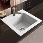 Villeroy & Boch Subway 45 XS FLAT fl&auml;chenb&uuml;ndige Sp&uuml;le, Ablaufgarnitur mit