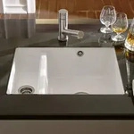 Villeroy & Boch Subway 60 XU Unterbausp&uuml;le, Ablaufgarnitur mit Handbet&auml;tigung,