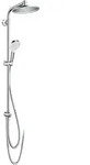 hansgrohe Crometta S 240 1jet Showerpipe Reno EcoSmart, Badarmaturen, 27270000, chrom