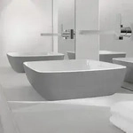 Villeroy & Boch Artis Aufsatzwaschtisch, quadratisch, Badkeramik, 417841BCT7,