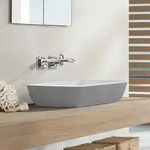 Villeroy & Boch Artis Aufsatzwaschtisch, rechteckig, Badkeramik, 417258BCT7,