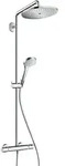 hansgrohe Croma Select 280 Air 1jet EcoSmart Showerpipe, Badarmaturen, 26794000,