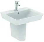 Ideal Standard Connect Air Waschtisch 50 cm, mit 1 Hahnloch, mit &Uuml;berlauf,