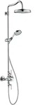 AXOR Montreux Showerpipe mit Thermostat und 1jet Kopfbrause, Badarmaturen, chrom