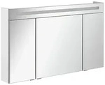 Fackelmann B.clever LED Spiegelschrank 120 cm mit 3 T&uuml;ren, Badm&ouml;bel, 82983,