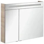 Fackelmann B.clever LED Spiegelschrank 90 cm, Badm&ouml;bel, 82976,