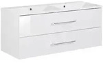 Fackelmann B.clever Doppelwaschtischset 120 cm, Badm&ouml;bel, 82923,