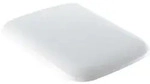 Geberit iCon Square WC-Sitz mit Absenkautomatik 571910000, Badkeramik, wei&szlig;