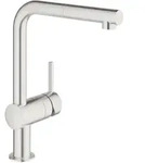 GROHE Minta Einhand-Sp&uuml;ltischbatterie 32168000, K&uuml;chenarmaturen, supersteel