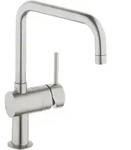 GROHE Minta Einhand-Sp&uuml;ltischbatterie 32488-000, K&uuml;chenarmaturen, supersteel