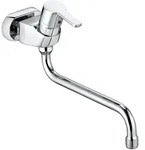 Kludi Logo Neo Sp&uuml;ltisch-Wand-Einhandmischer 379140575, K&uuml;chenarmaturen, chrom