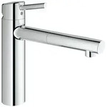 GROHE Concetto Einhand Sp&uuml;ltischbatterie, K&uuml;chenarmaturen, 31129001, chrom