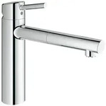 GROHE Concetto Einhand Sp&uuml;ltischbatterie Niederdruck, K&uuml;chenarmaturen, 31214001,