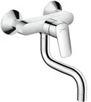 hansgrohe Logis M31 Einhebel-K&uuml;chenmischer, Wandmontage Lowspout, 1jet 71836000,