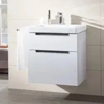 Villeroy & Boch Subway 2.0 Waschtischunterschrank XXL 63,7 cm, Griffe chromfarbig