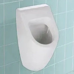 Villeroy & Boch Subway Absaug-Urinal ohne Deckel, Zulauf verdeckt, Badkeramik,